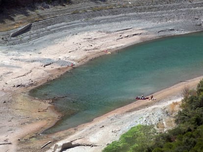 El pantano de Siurana, en una imagen de 2016.