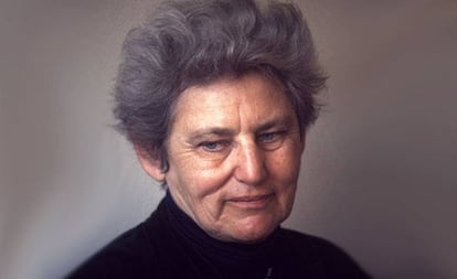 La escritora estadounidense Tillie Olsen, en los años setenta.