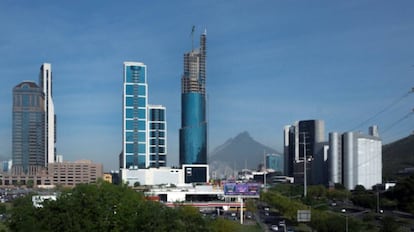 Vista de San Pedro Garza, en Nuevo León, una de las regiones con mayor movilidad social.