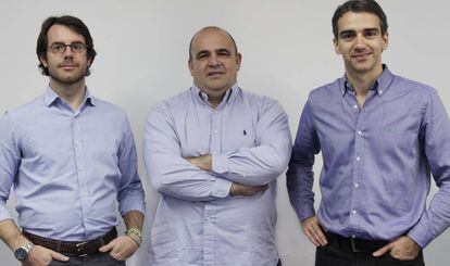 Miguel Sanz, Carlos Blanco y Oriol Juncosa son los tres fundadores de Encomenda Smart Capital.