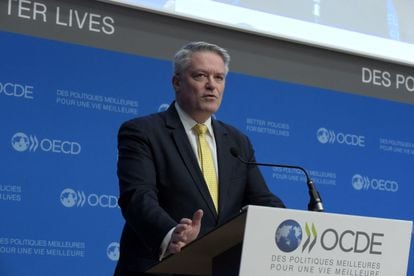 El secretario general de la OCDE, Mathias Cormann, el pasado marzo.