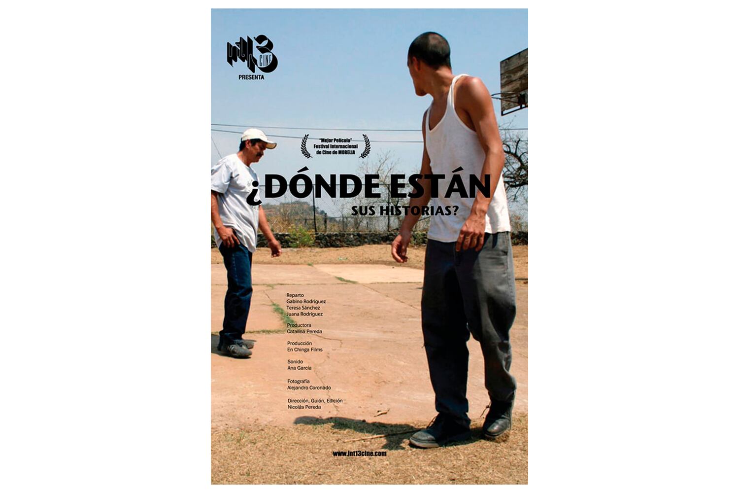 El cartel de la película '¿Dónde están sus historias?' presentada en el FICM en el año 2007.