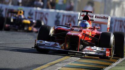 Fernando Alonso, en el Gran Premio de Australia.