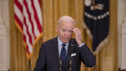 El presidente de Estados Unidos, Joe Biden, durante una comparecencia en la Casa Blanca, el 7 de mayo.