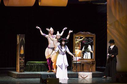 Un momento del estreno de 'Mata Hari' en el Festival de primavera de Budapest.