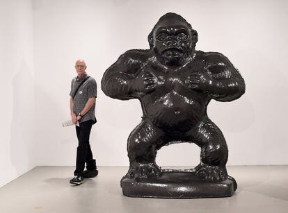 Obra de Jeff Koons titulada 'Gorila, 2009-11'.
