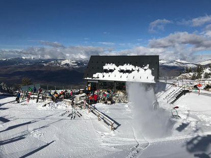 La estación de la Masella, este viernes.