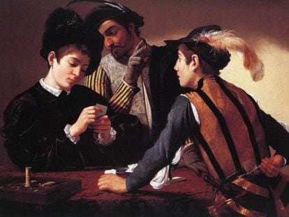 El cuadro &#039;Los tah&uacute;res&#039;, de Caravaggio. 