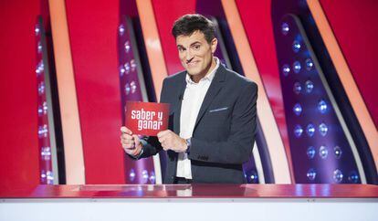Luis Larrodera, presentador sustituto de 'Saber y ganar'.