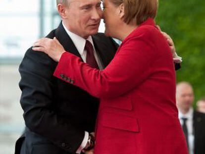 Angela Merkel y Vladímir Putin, en una reunión en Berlín.