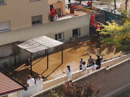 El s&oacute;tano de la residencia de Agramunt qued&oacute; inundado 