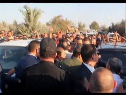 El presidente egipcio visita la zona del atentado en el Sinaí.