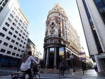 Sede de Caixabank en Valencia.