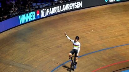 Lavreysen, ganador de velocidad y keirin.