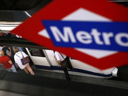 Logotipo del Metro de Madrid.