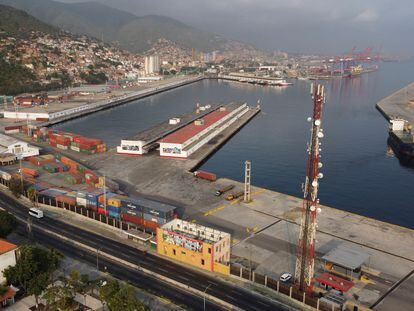 El puerto de La Guaira en Venezuela, el 17 de abirl.