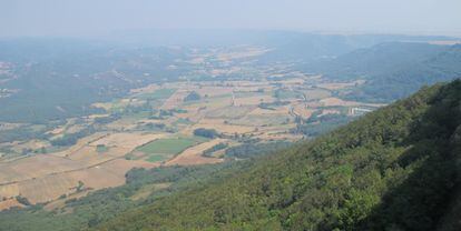 Las vistas desde el Valle de Valderrible.
