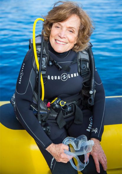 La oceanógrafa estadounidense Sylvia Earle fue nombrada por la revista ‘Time’ Héroe del Planeta.