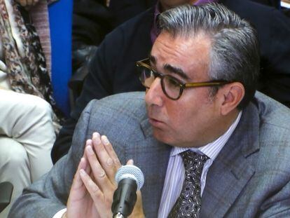Diego Torres durante el juicio por el 'caso Nóos', este martes.