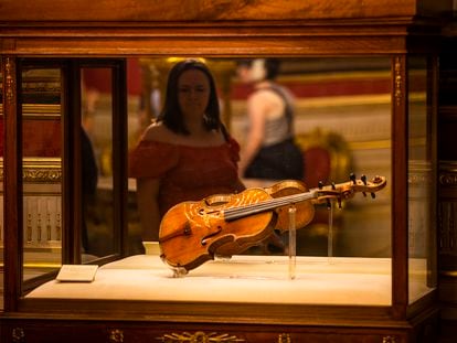 Uno de los Stradivarius propiedad de Patrimonio Nacional.