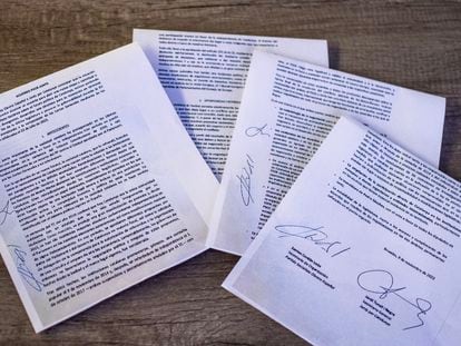 El documento del acuerdo por la Amnistía entre el PSOE y Junts.