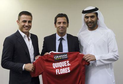 Presentación de Sánchez Flores como técnico del Al-Alí.