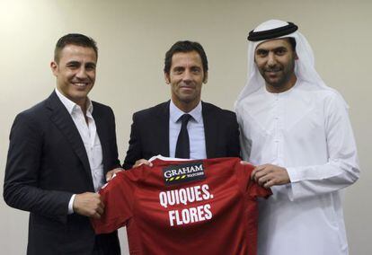 Presentaci&oacute;n de S&aacute;nchez Flores como t&eacute;cnico del Al-Al&iacute;.