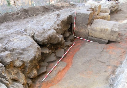 Estructura romana en Segovia.