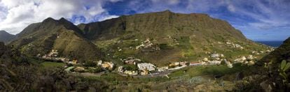 El valle de Hermigua, en La Gomera.