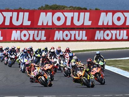 Imagen del GP de Australia de Moto 2, celebrado el pasado fin de semana.