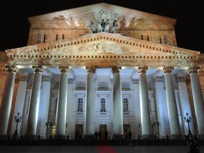 Foto de archivo del teatro Bolshoi