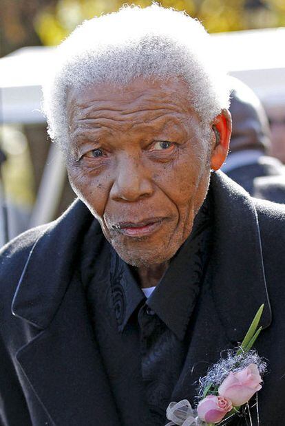 Nelson Mandela, en junio.