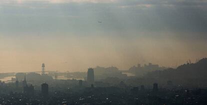Contaminació a la ciutat de Barcelona.