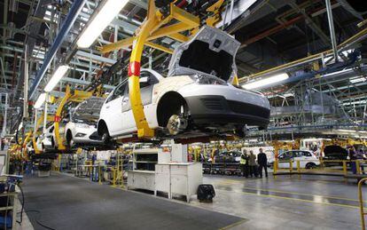 Cadena de montaje de Ford Motor en Almussafes