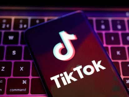Logo de la aplicación de TikTok.