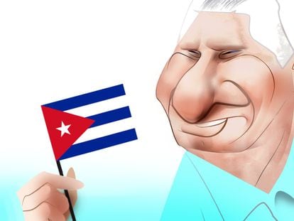 Miguel Díaz-Canel, por Luis Grañena.