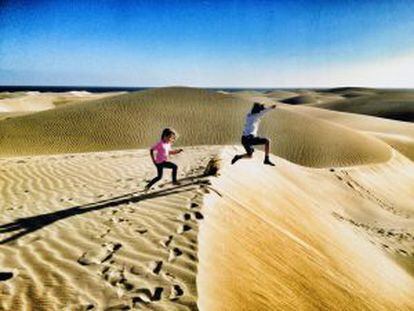 Dunas de Maspalonas, en la isla de Gran Canaria.