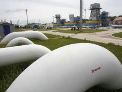 Gasoducto en el norte de Ucrania