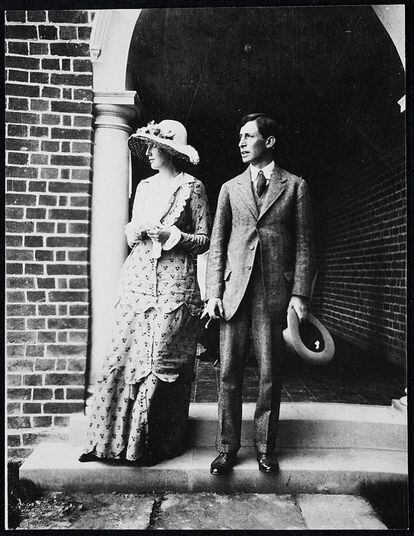 Virginia Woolf y su marido, Leonard, en 1912.