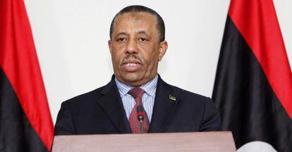 Abdal&aacute; al Zani, primer ministro interino de Libia.