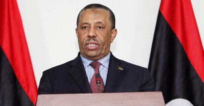Abdalá al Zani, primer ministro interino de Libia.