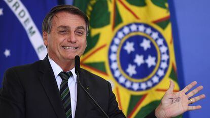 El presidente de Brasil, Jair Bolsonaro, en una imagen del pasado 9 de febrero.