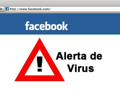 Un virus en Facebook está sembrando el caos a ritmo de 5.000 infectados diarios