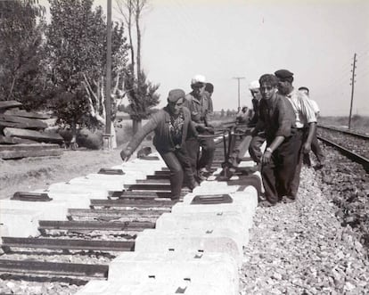 Antiguos trabajadores del grupo.