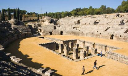 La ciudad romana de Itálica, en Sevilla.