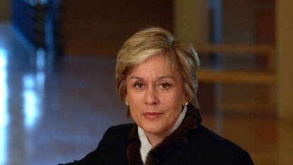 Kiri Te Kanawa, antes de su actuaci&oacute;n en el Auditorio de Barcelona en 2005.