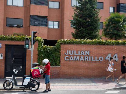 Un edificio de viviendas de Testa, en Madrid.