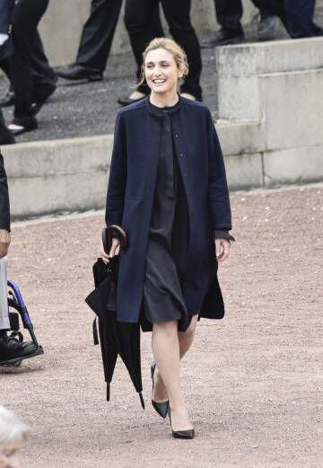 Julie Gayet, en el primer acto oficial del presidente Hollande, el pasado mes de junio.
