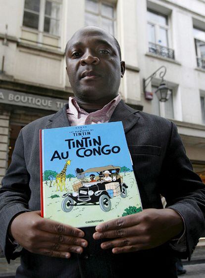 Mbutu Mondondo Bienvenu pidió la prohibición de 'Tintín en el Congo' por primera vez en 2007