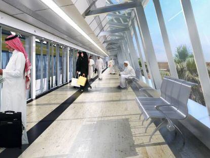 Proyecto del Metro de Riad, en Arabia Saud&iacute;, realizado por Sener.